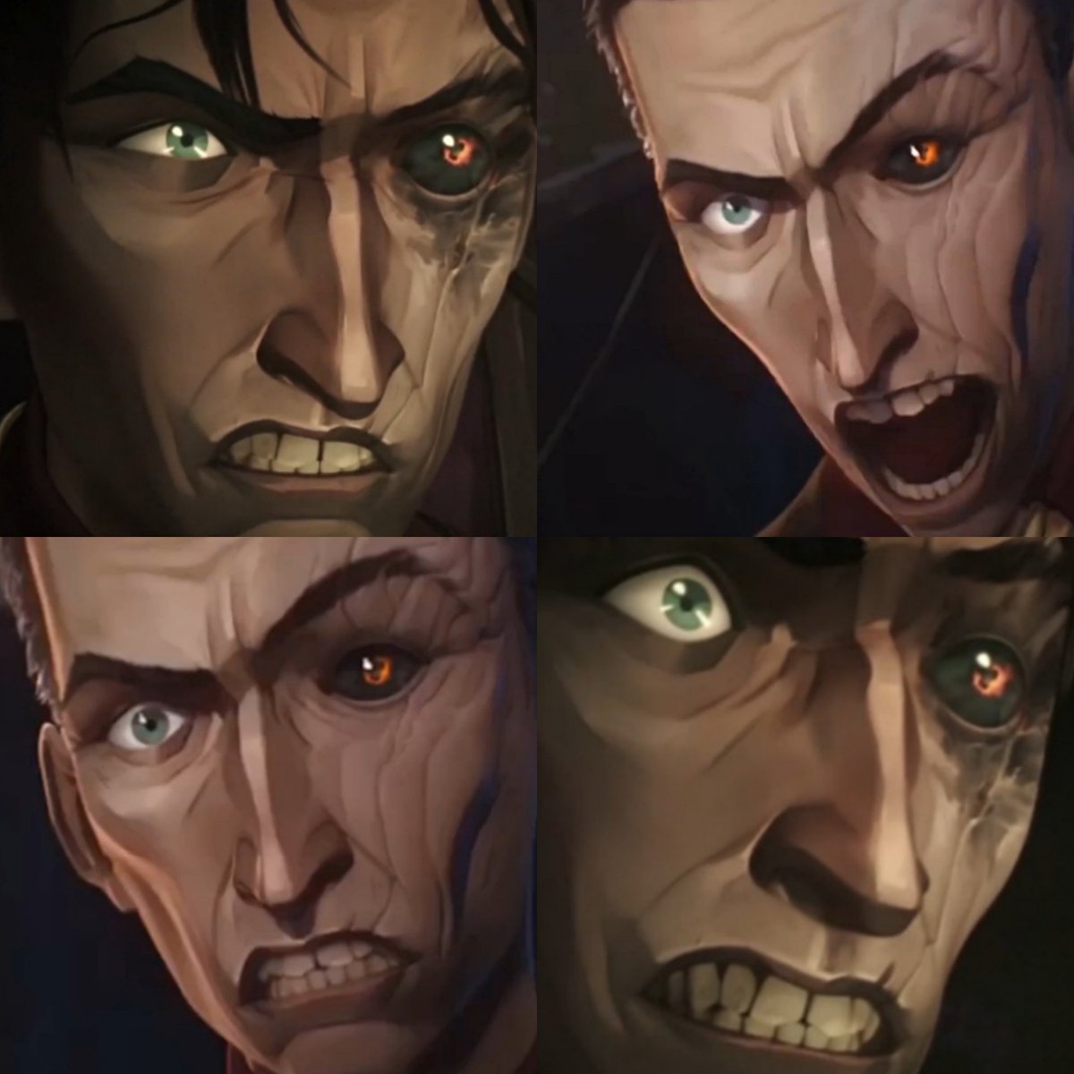 Angry Silco is goofy Silco