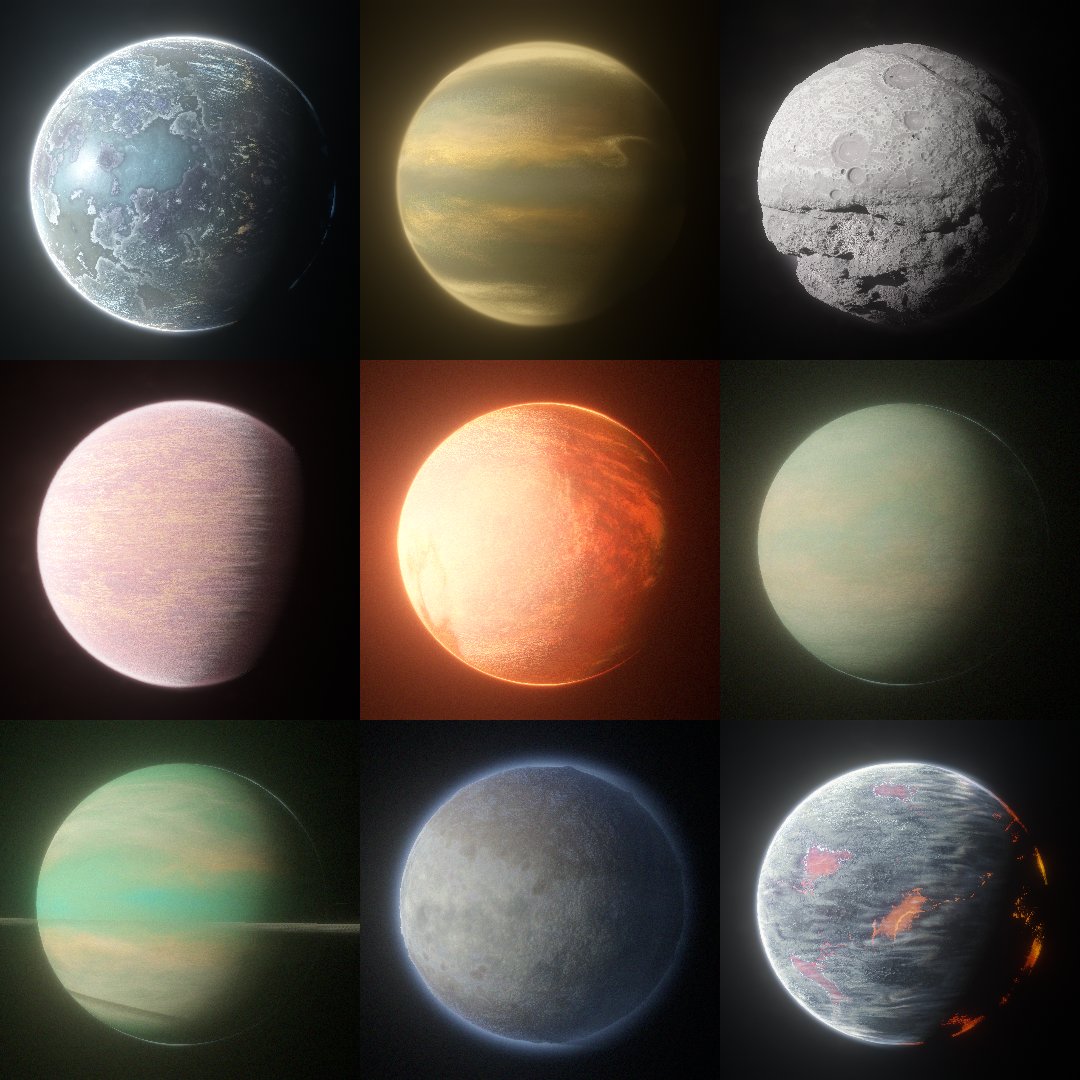 Astrare_Art's tweet photo. Another 9 gems added to #CelestialGems animated planets #tezos #CleanNFT collection on @objktcom.
63 of 333 collectibles are already there:
https://t.co/5wH79hgv0s
#spaceart #3dart #ProceduralArt #tezos4tezos #tezosart https://t.co/7xsxNrDaXz