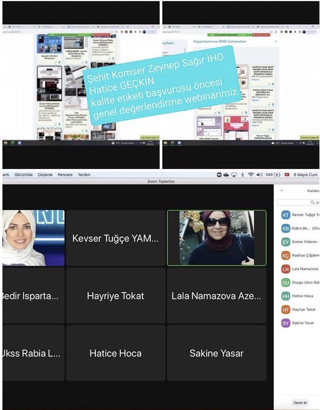 hakikathanem's tweet photo. eTwinning kalite etiketi başvurusuna doğru proje sonu değerlendirme toplantımızı yaptık. 
Hatice GEÇKİN https://t.co/ENNmmao6HQ