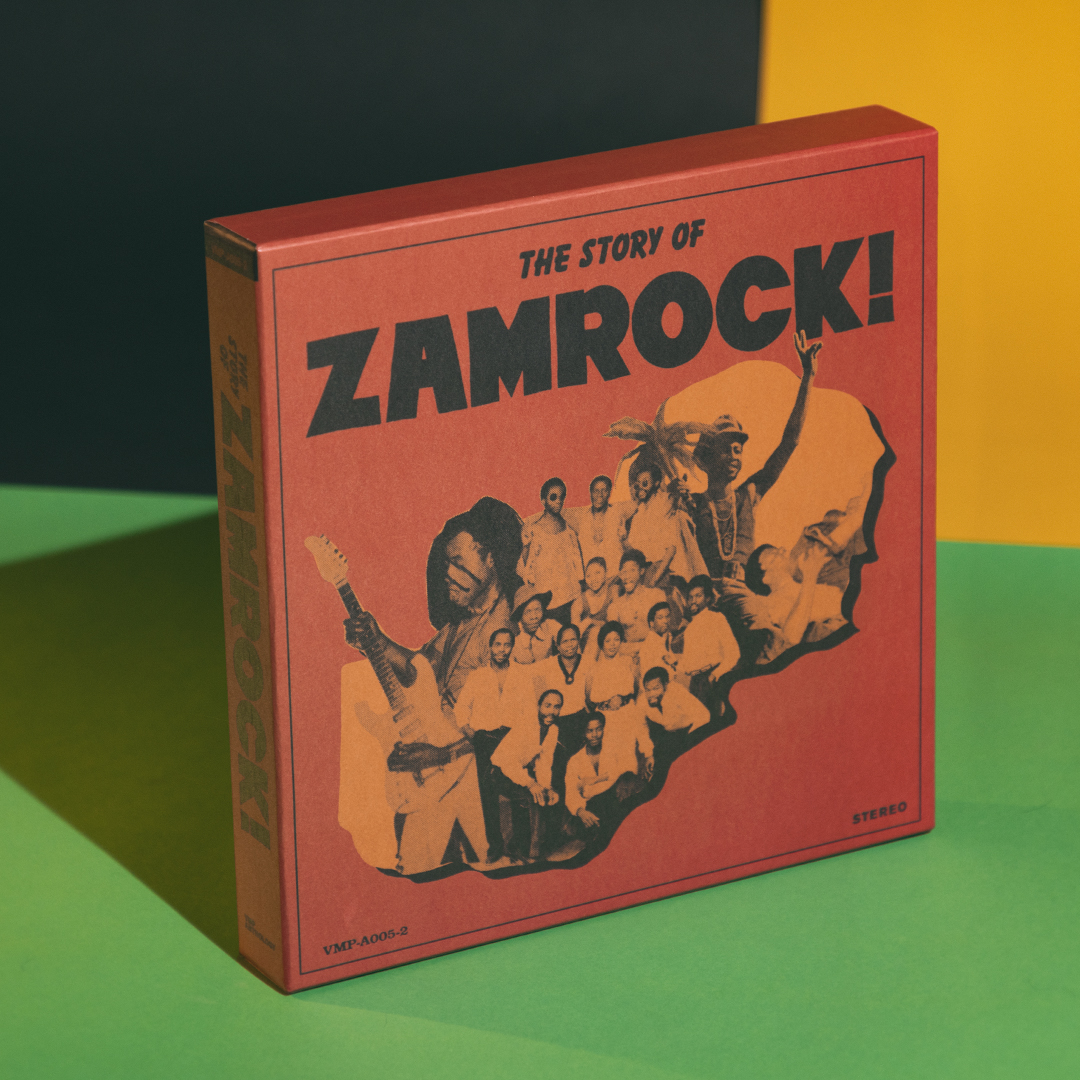 VinylMePlease's tweet photo. Unveil The Story of #Zamrock: a repress of an 8 album, 8LP box set that narrates Zambia's history through its rock soundtrack. 💥  We're thrilled to bring this back with a new, updated box design. 🇿🇲 

🖤  Get yours here: https://t.co/gIBvw6vUiV https://t.co/a5HIYqqmsy