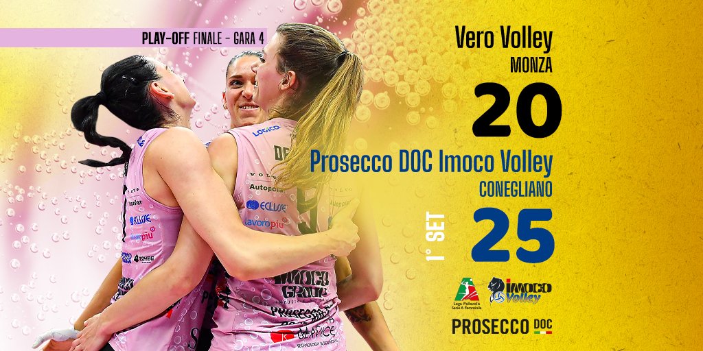 ImocoVolley's tweet photo. Il primo set è siglato #gialloblu 💛💙
#siamotuttipantere #imoco10 https://t.co/vNsgMOcqiY