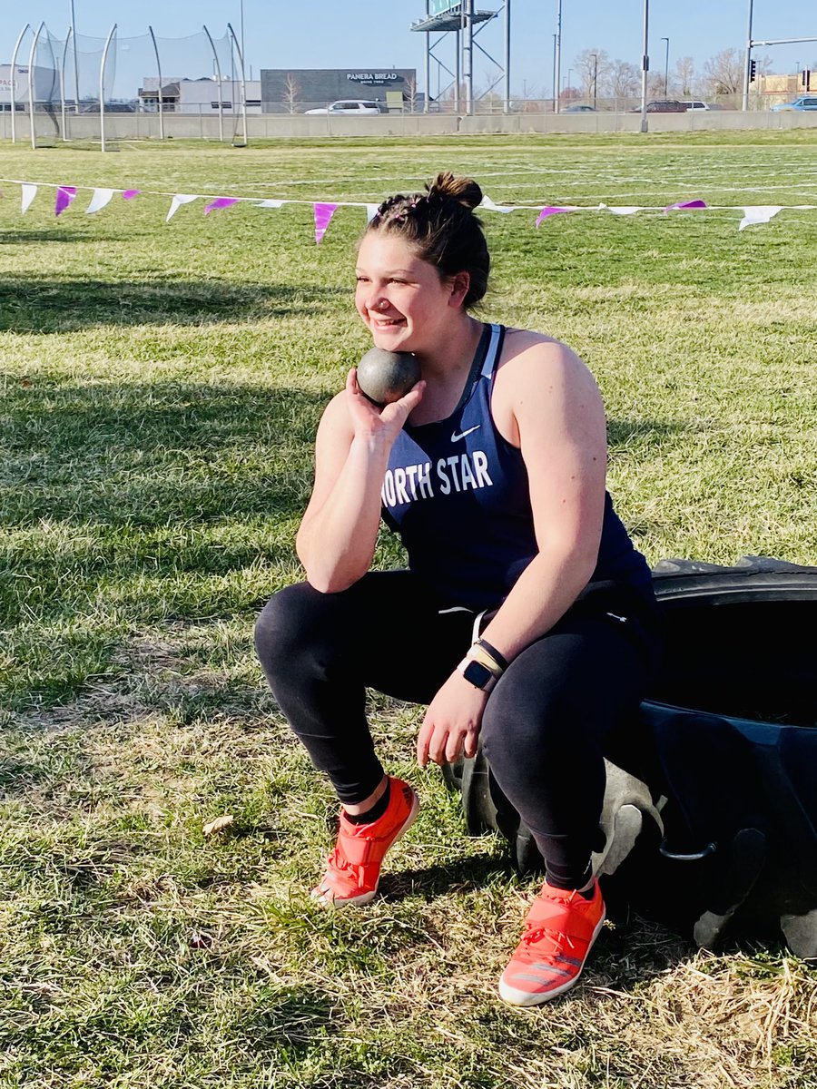 LNS_GatorThrows's tweet photo. Congratulations, Kinsley.  You are a district champion in the shot put. Great job, Kins!  

It’s a great day to be a Gator! https://t.co/ay4Ba4XMDy