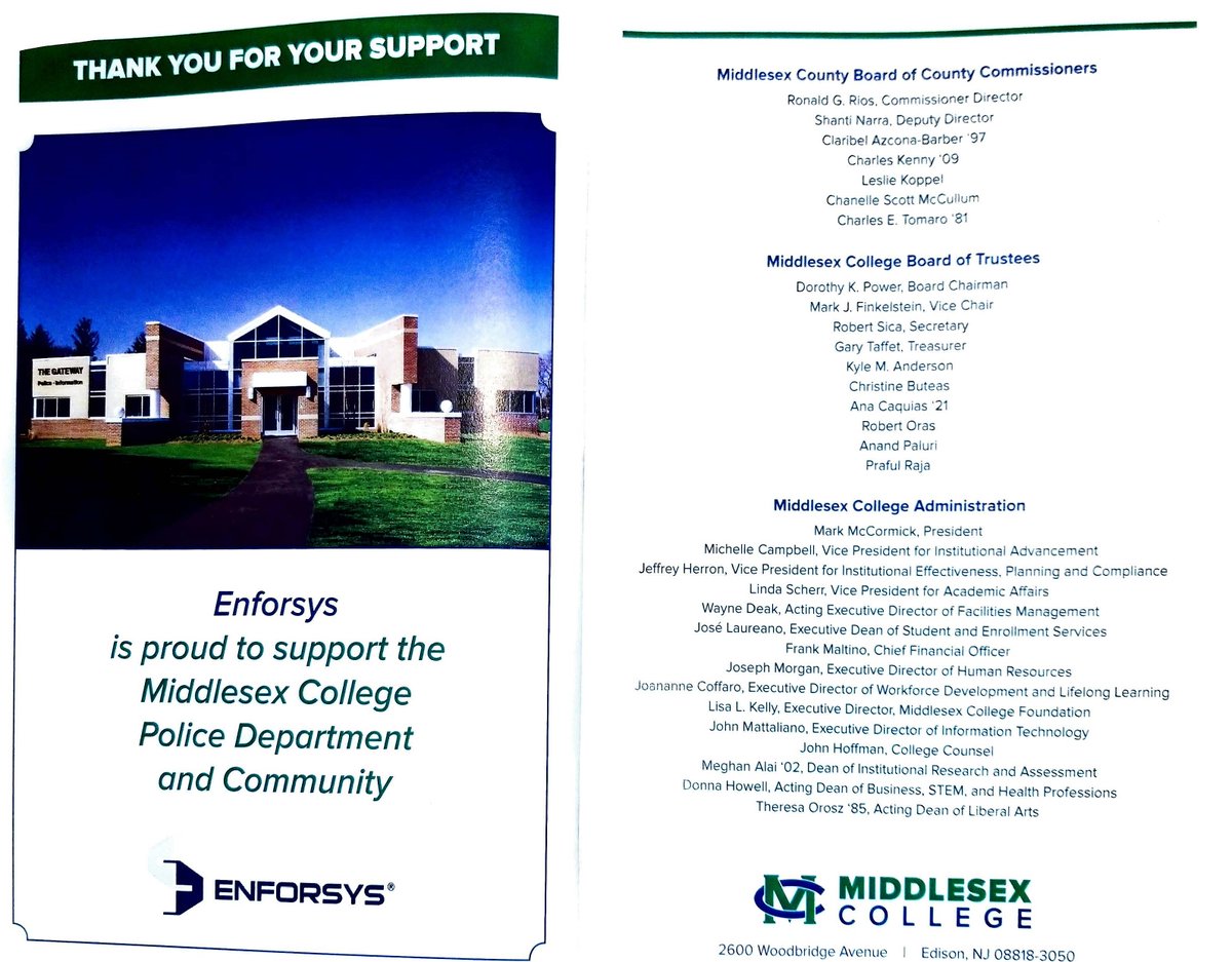 Enforsys's tweet photo. @Enforsys proud to support our customer @MiddlesexCollNJ https://t.co/7cSPFklprS