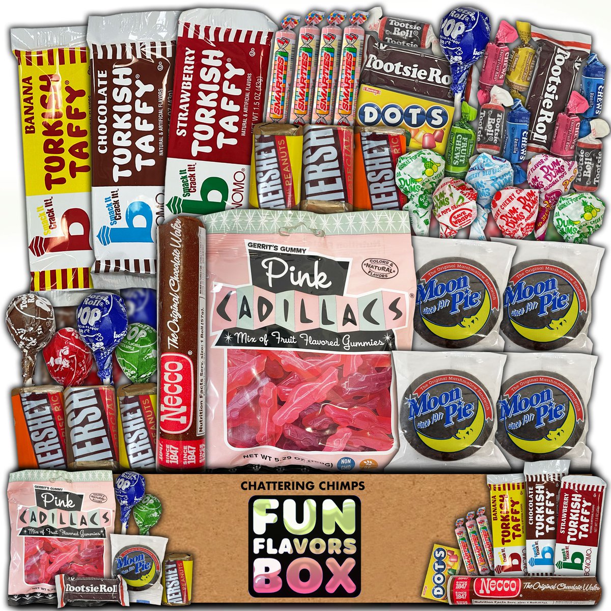 chatchimp's tweet photo. Thanks for the kind words! ★★★★★ "Bought this box for my secret sister at church. I wrapped the box in cellophane and added girlie products. She’s able to eat candy and feel pampered! Loved the computerized note included. Thanks again for great speed in getting the pro https://t.co/qkVKnQJMoF