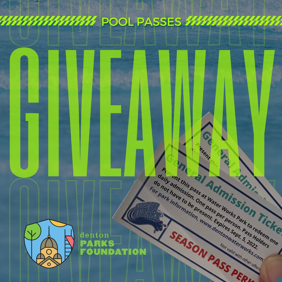 denton_parks's tweet photo. Feeling hot?! Become a Friend of the Parks during #everydayinmay and receive two general admission tickets to Denton Water Works this summer, while supplies last!

https://t.co/XMq8iLdCZA

Plus, friends can join us June 1st for our exclusive 'Par'ty with Friends event! https://t.co/3CH3YqV4FV