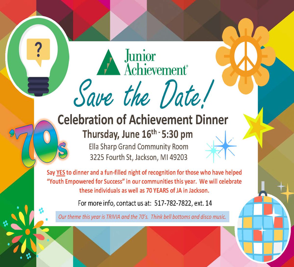JAMichiganEdge's tweet photo. JA Celebration of Achievement - 70 years and Trivia https://t.co/pX0p6vMLel
