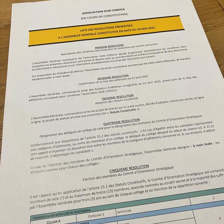 emaho_asso's tweet photo. [ CONSTITUTION DE L’ASSOCIATION HUB CORSICA ]

L’Assemblée Générale Constitutive du Hub Corsica s’est déroulée aujourd’hui à Ajaccio, dans la salle des délibérations du Palais Lantivy 🙌 https://t.co/BfAcvwhQVF