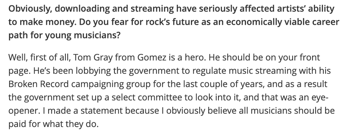 gomeztheband's tweet photo. YES @JimmyPage!! 

#BrokenRecord https://t.co/6FjR4y4W9g