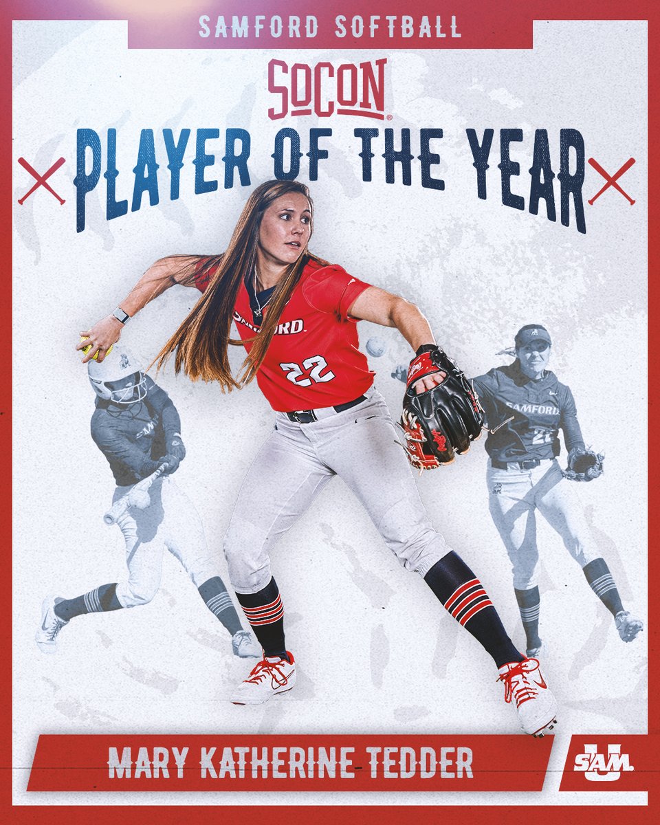 She gets the job done. 

<a href="/mk22tedder/">Mary Katherine Ted</a> has been named the #SOCON 𝐏𝐥𝐚𝐲𝐞𝐫 𝐨𝐟 𝐭𝐡𝐞 𝐘𝐞𝐚𝐫 🏆 

#SetTheStandard 
#AllForSAMford