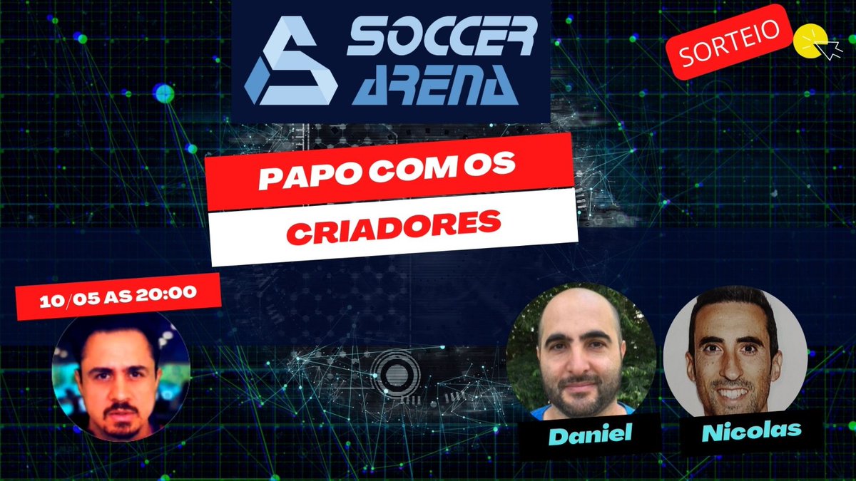 SoccerArenaIO's tweet photo. 🚨 #GiveawayAlert 🚨

A quick reminder for today's #AMA on Youtube with @Jhonytechcoin with 💸 40 #BUSD 💸 and 4 #NFTs #Giveaways! 🎁 

Tuesday (Today) at 20:00 (🇧🇷 Brazil) at https://t.co/IZpY5LBrri

RT and like ❤️ to have more winning chances 🍀.

#NFTGiveaway #USDGiveaway https://t.co/2RRV4IjgRU