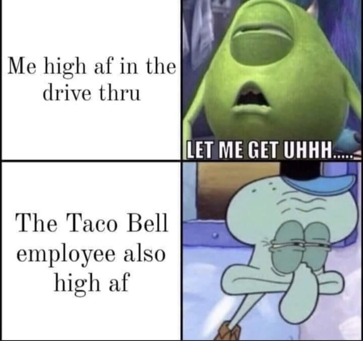 BudsnBongs's tweet photo. Gotta love the vibes at Taco Bell 😂 #stoners #StonerFam #tacobell https://t.co/hpWDJN1t5h