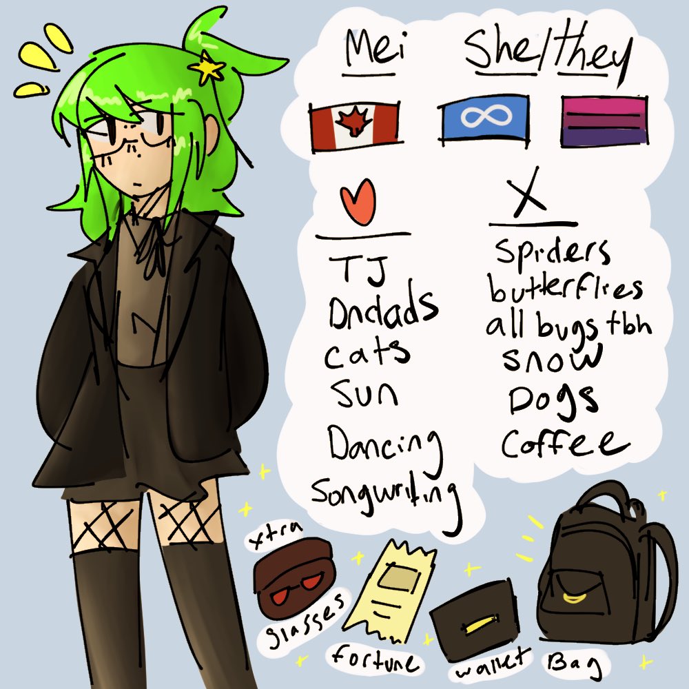 meiwks's tweet photo. Drawing myself is fun because i have a massive ego so here’s my MTA! #MeetTheArtist https://t.co/5PvDmAXTPA