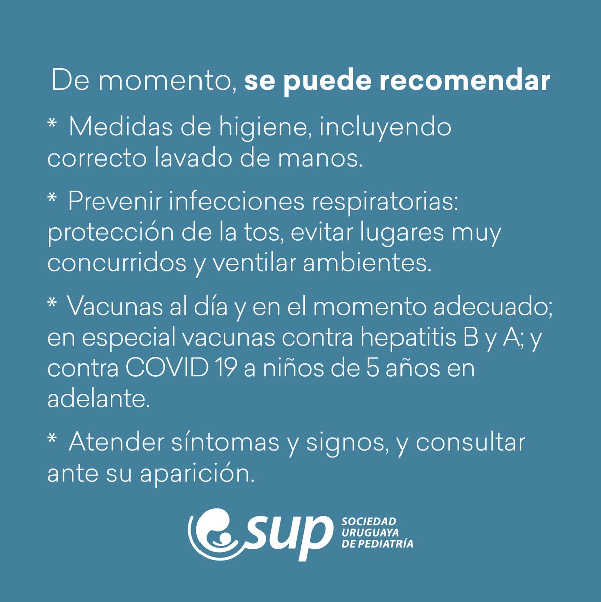 ⚠️ Info de interés: hepatitis de origen desconocido en niños.

➡️ La hepatitis es la inflamación del hígado. Cuando es rápida y abrupta, hablamos de hepatitis aguda. 

➡️ En los casos recientes, aún no se identificó una causa clara.

*⃣ Texto completo: bit.ly/3wawLkB