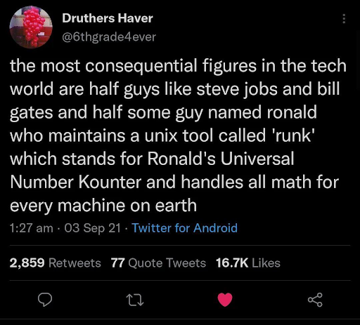 lfnw's tweet photo. Mad respect to all the Ronalds out there. https://t.co/mq2IBhzIXI