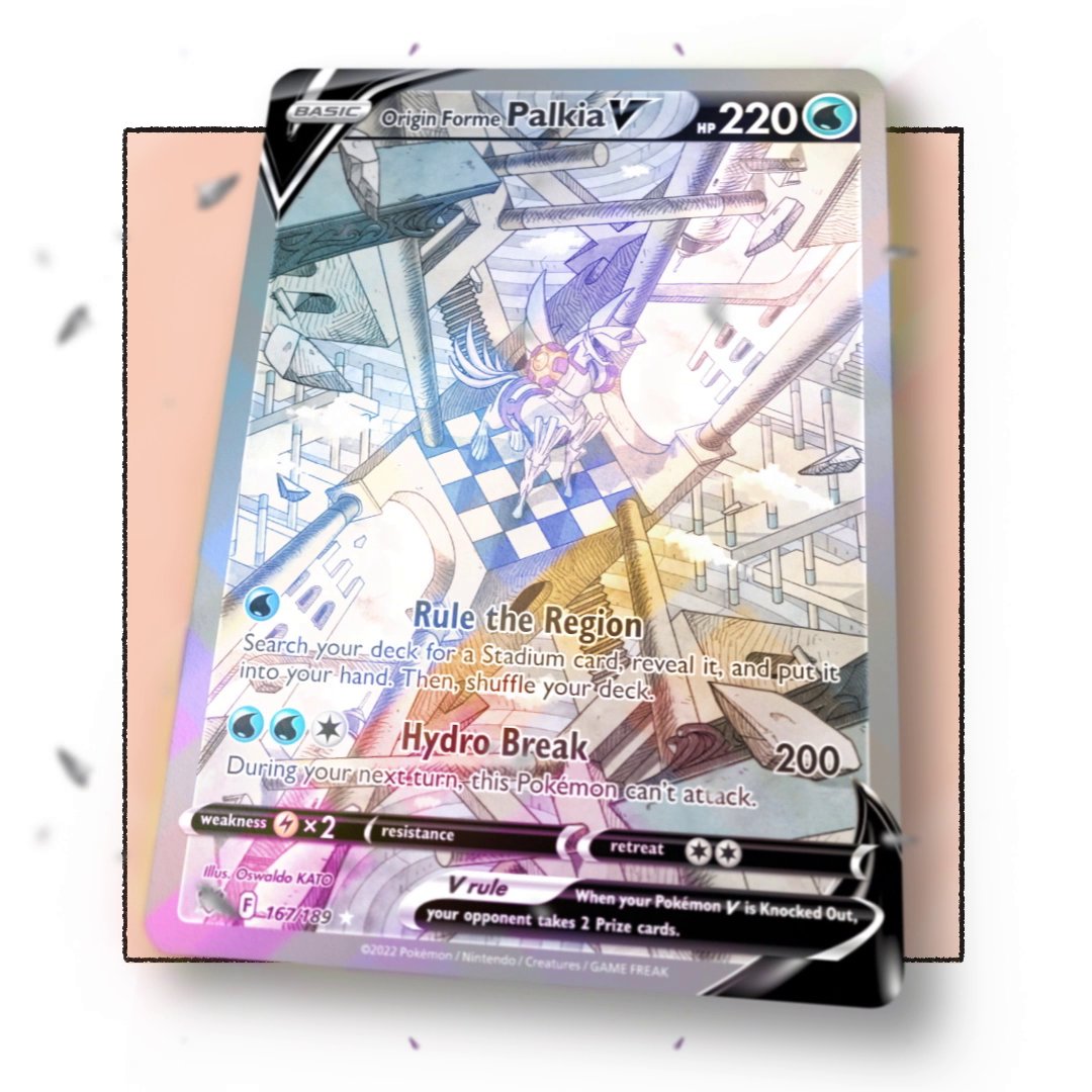 Origin Forme Palkia V (Alternate Full Art)