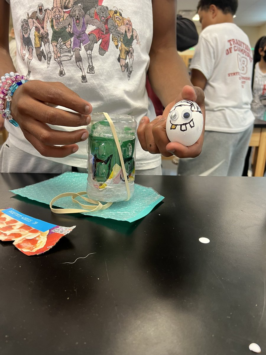 LionsRbms's tweet photo. 7th grade students have embarked on their Practice Parenting Projects! 

Students were asked to make their egg a protective carrier &amp; their egg baby must stay with them 24/7 for a week! “Parents” are also required to complete activities with their eggs. #eggbabies https://t.co/9Gm32qEw0N
