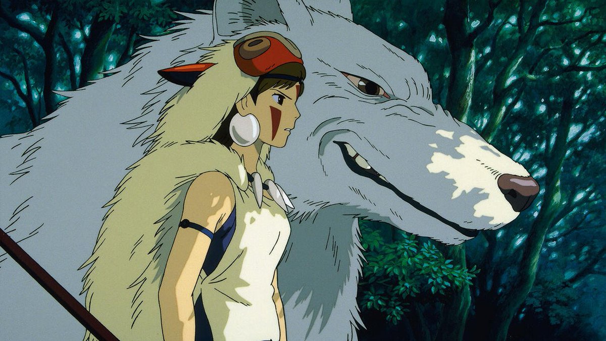 polispol's tweet photo. El 22 de julio se reestrena en cines en España "La princesa Mononoke". 
Yo la vi en su estreno (hace 25 años!) en cines y me impactó muchísimo, es de mis pelis favoritas de ghibli. Volver a verla en cine será una experiencia maravillosa. https://t.co/CWNwSZAnuA