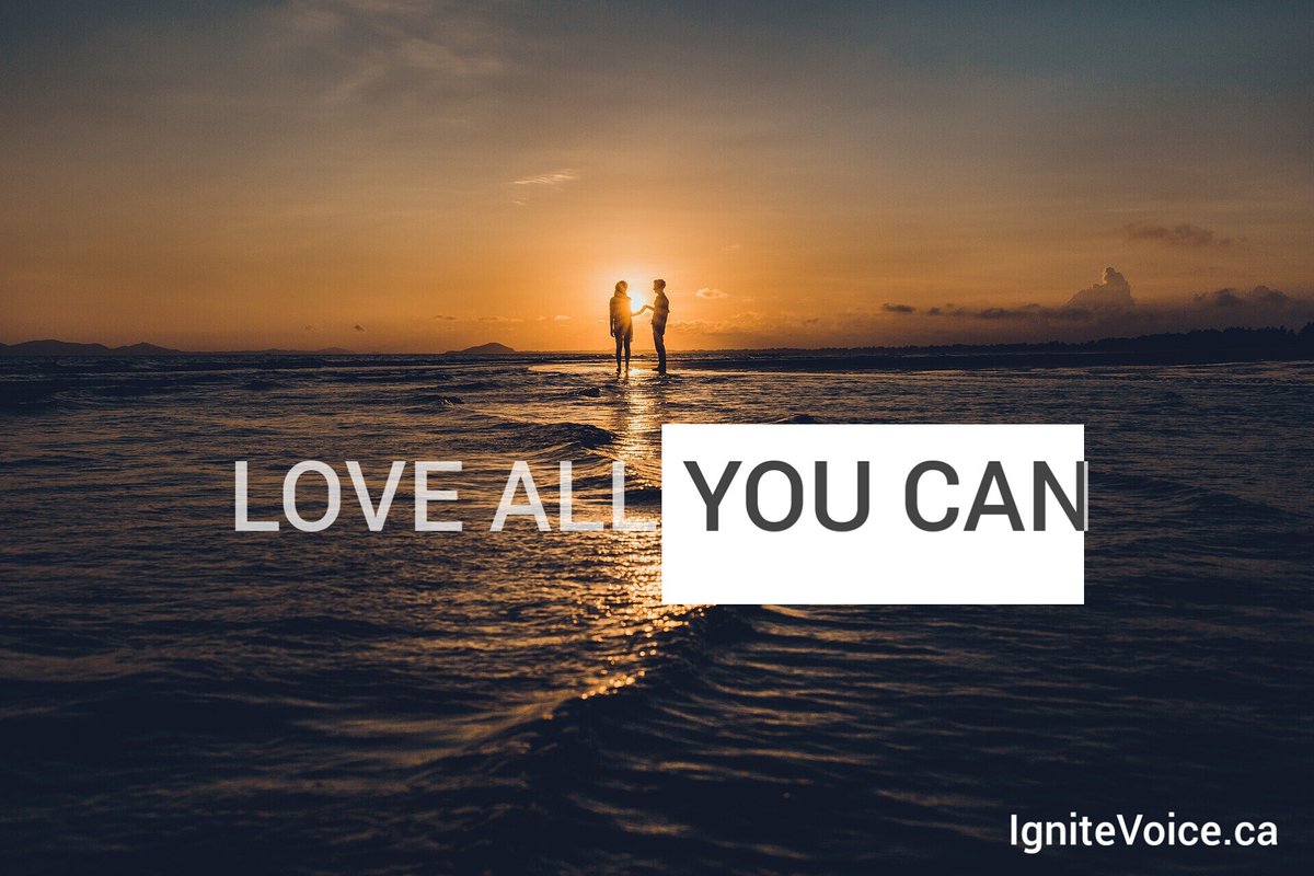 ignite_voice's tweet photo. Love all you can!
While you can!
#Ignitelove #IgniteTheSparks https://t.co/2qMP7LZjYz