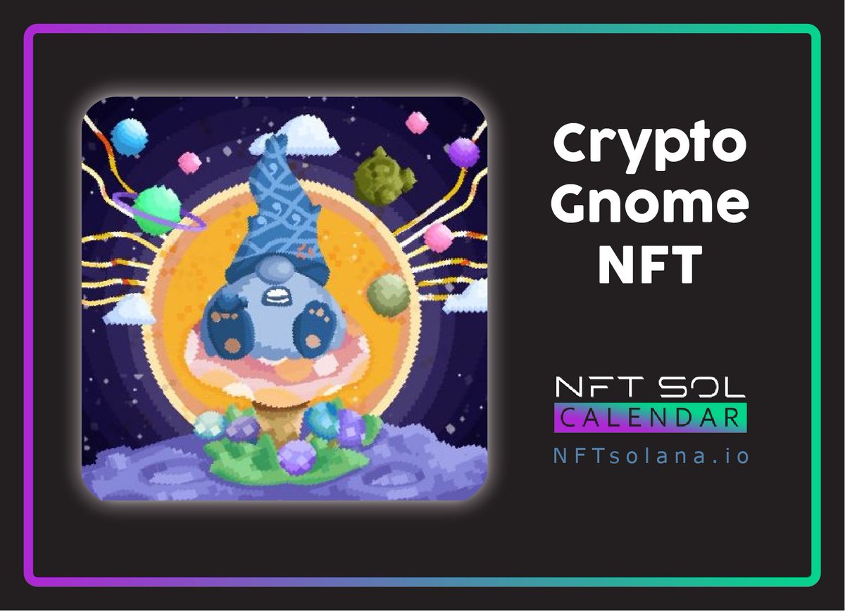 ┏━━━━━━━━━┓
👉 <a href="/crypto_gnomes/">Crypto Gnomes | NOT DONE YET</a> 👈
┗━━━━━━━━━┛
5,000 ◎ 0.89 SOL
📣Like and follow! Retweet and tag friends!
discord.gg/WRKky4WyQR
cryptognomesnft.io
🛡️Always do your own research.
#nftsolana #nft #solana #solananft #nftdrop
#upcomingnft #SolNFT #NFTsol