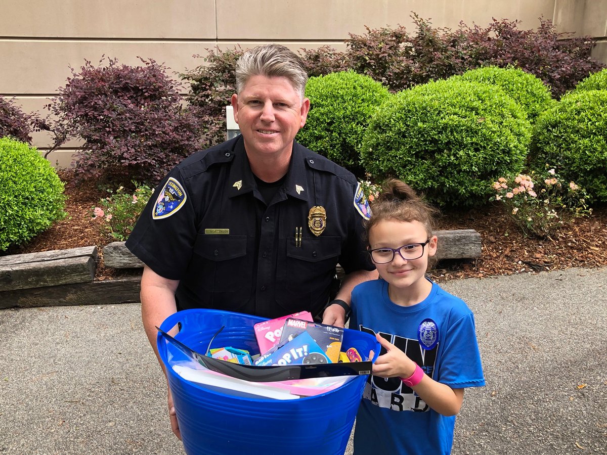 LexingtonPD's tweet photo. ...bringing her presents that could be donated to our officers to give to children in need.
This is one of the many examples of how our @TownLexingtonSC community (both young and old) help us helpssupport those in need each day. #LexStrong #LDPStrong #BuildingAPartnership https://t.co/lSZlOavD9p