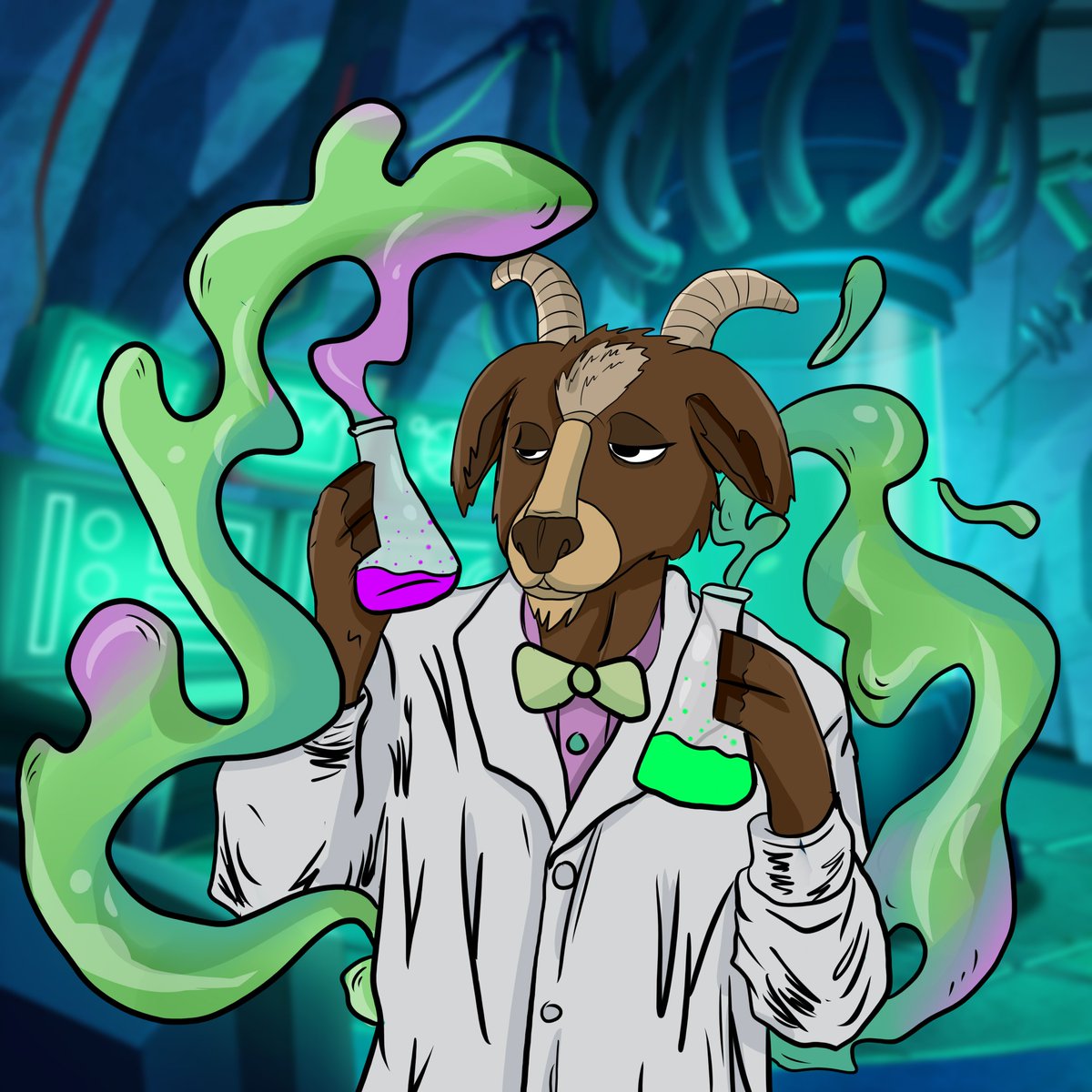 xd_kto's tweet photo. All my art to the @GreatGoatsNFT 
Discord:Dagon#7123 https://t.co/lBpT52uY5H