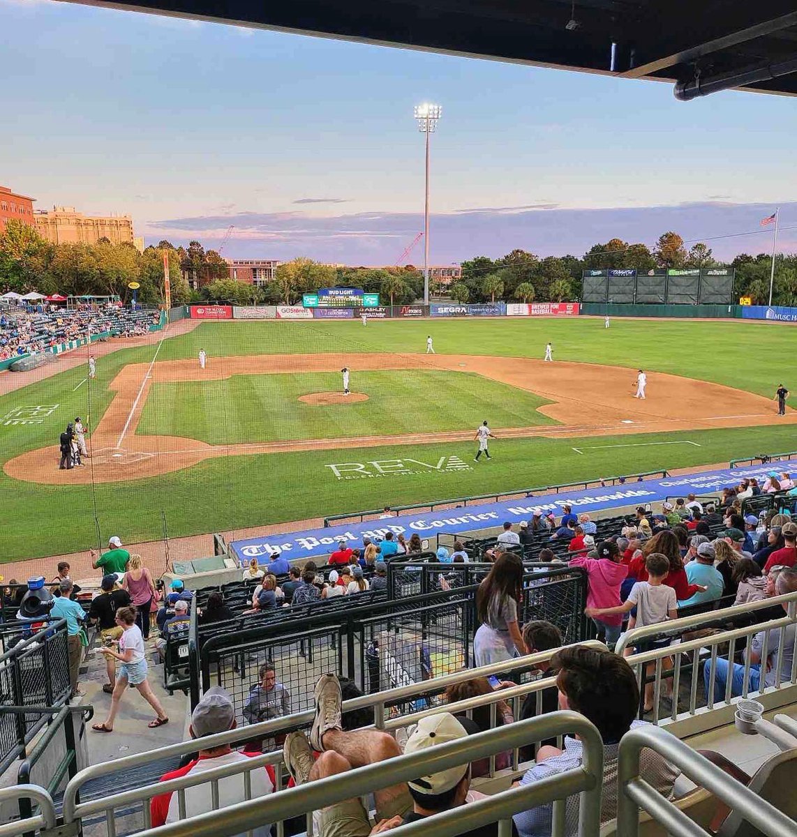 JEARLogistics's tweet photo. Take Me Out to the Ball Game… 🎶⚾️🧢 We had a blast on Saturday in the @ChasRiverDogs Segra Club Box! Between quality time with coworkers &amp; a Riverdogs win, there’s always a lot to celebrate when JEAR is in the house! #JEARLogistics #workhardplayhard https://t.co/KJmvqZegNK