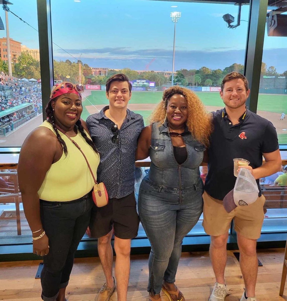 JEARLogistics's tweet photo. Take Me Out to the Ball Game… 🎶⚾️🧢 We had a blast on Saturday in the @ChasRiverDogs Segra Club Box! Between quality time with coworkers &amp; a Riverdogs win, there’s always a lot to celebrate when JEAR is in the house! #JEARLogistics #workhardplayhard https://t.co/KJmvqZegNK