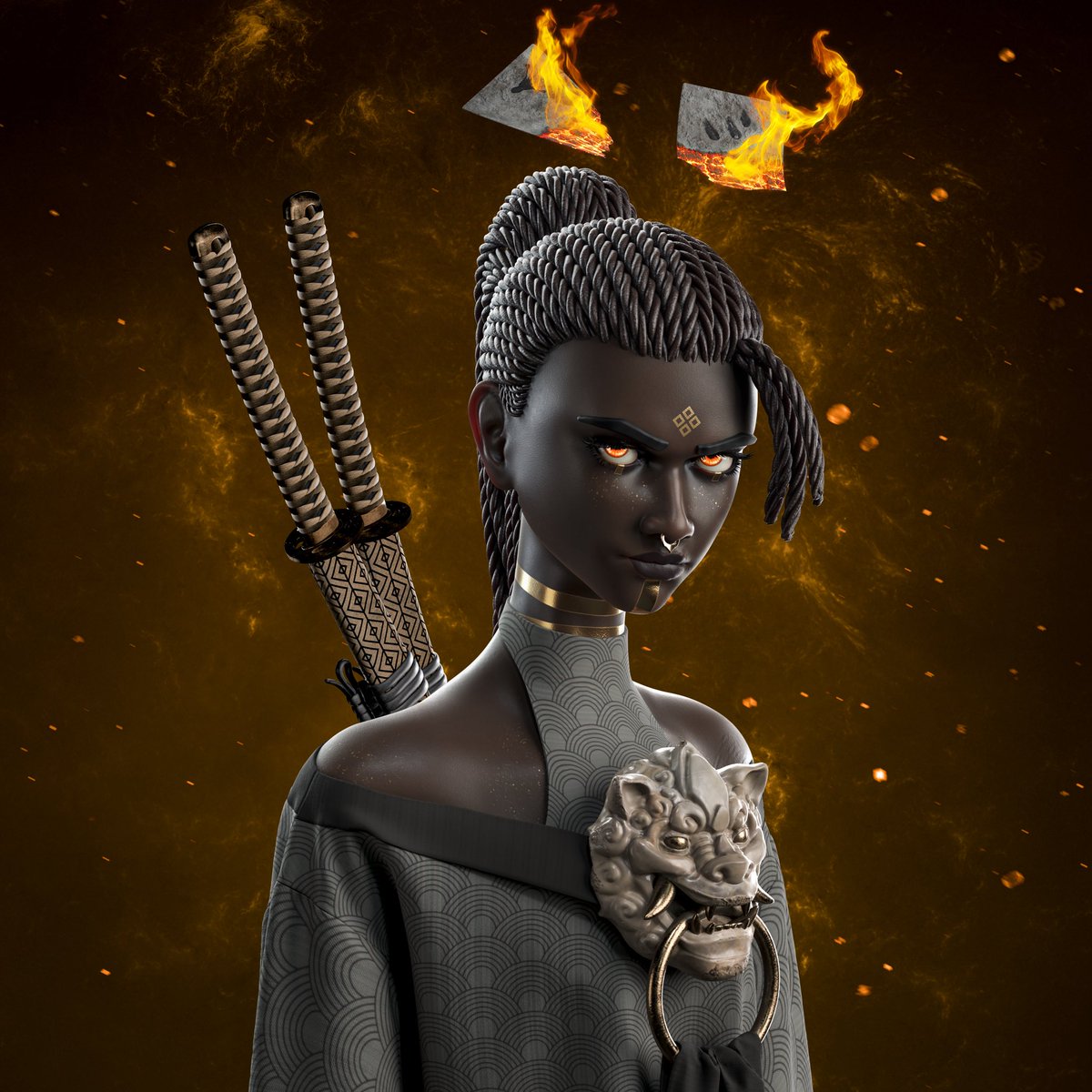 jmbrosa14's tweet photo. @kahiruNFT Borned from Ashes #1361 https://t.co/KWvrEFETbW