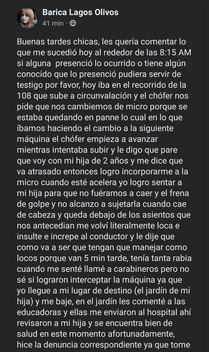 Barica_Lagos's tweet photo. #Antofagasta si alguien presenció esto hoy en la mañana agradecería si tienen la disponibilidad y disposición de ser mi testigo https://t.co/wJPMMeyB3Q