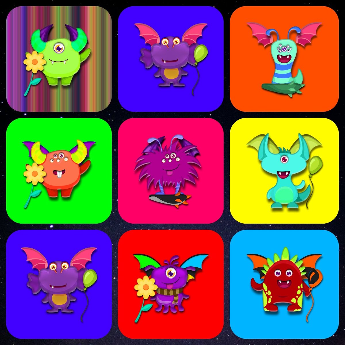 Doziblenft's tweet photo. Minting my new collection, DOZIMONSTERS! A collection of 999 unique characters in a colorful and childish style! 😉
#nft #NFTCommunity  #NFTs #NFTdrop #NFTProject #NFTartist #nftcollector https://t.co/7nigsueygC