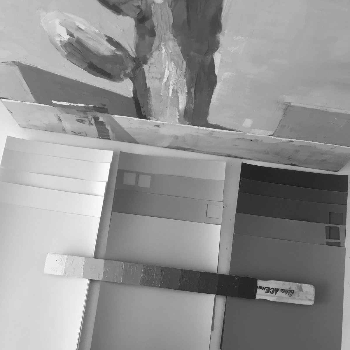 KrisRehring's tweet image. Surely I&apos;m not the only obsessive one...
#colorplay #valueplay #colorandvalue #coloraidpaper #valuecheck #darkestdark #lightestlight #controlyourdarks #midtones #oilpaint #pleinair #southwesternartist #cactuspainting