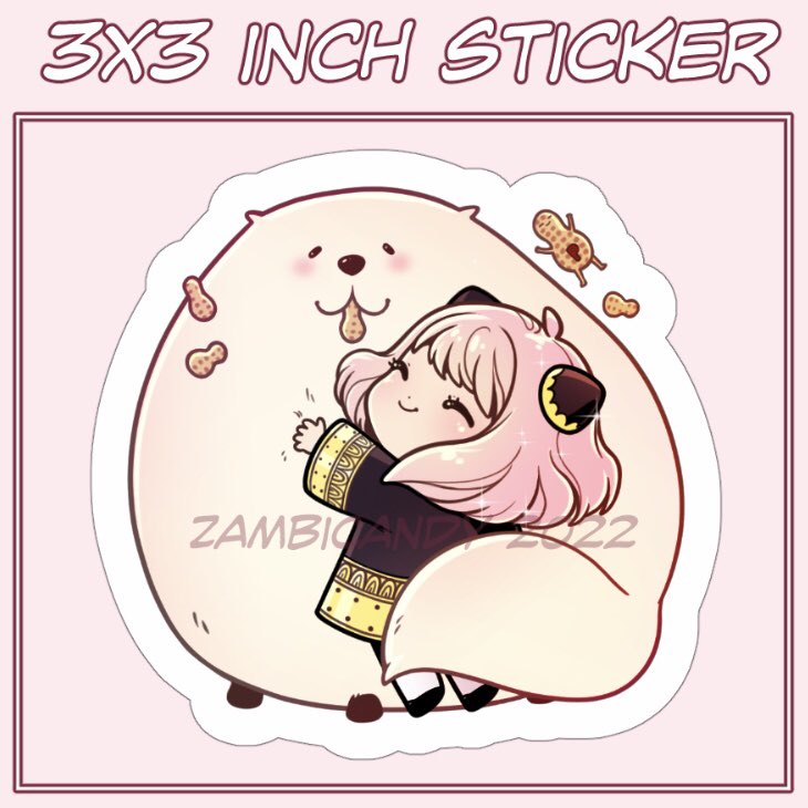 PEANUTS 🥜🥜🥜 I'll have these at @FanimeCon and online afterward! 💕 

 #spyxfamilyfanart #SPYFAMILY #AnyaForger 