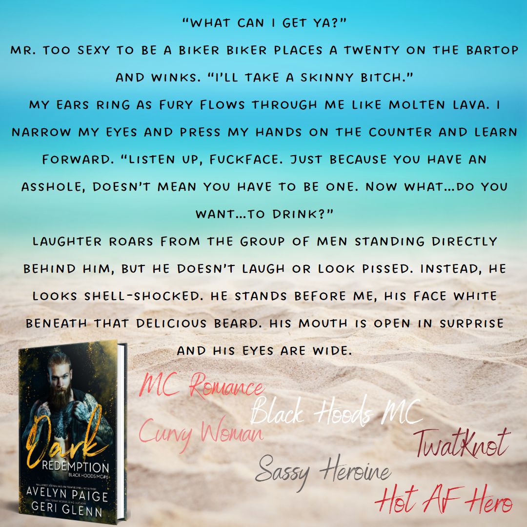 #TeaserTuesday
When a Manwhore hits his knees, all hell breaks loose!
👉buff.ly/39b5Iwd
#AvelynPaige #GeriGlenn #BlackHoodsMC #MCRomance #SteamHeat #CurvyWoman #RoadRage #BBW #PlusSizedRomance #SexyFeels⁠ #TwatKnot #HotAFHero⁠ #SassyHeroine⁠