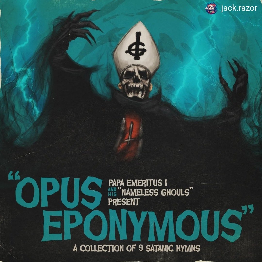 LegionOfGhost's tweet photo. via @JackRazorArt on IG:

OPUS EPONYMOUS (2010)

https://t.co/Za606VBKvb

#jackrazor #jackrazorart #papaemeritus #namelessghouls #opuseponymous #ghost #ghostbc #thebandghost #thebandghostbc #riseaboverecords #metalbladerecords #ghostfanart #fanart #legionofghost #childrenofghost https://t.co/9rSC7npO1l