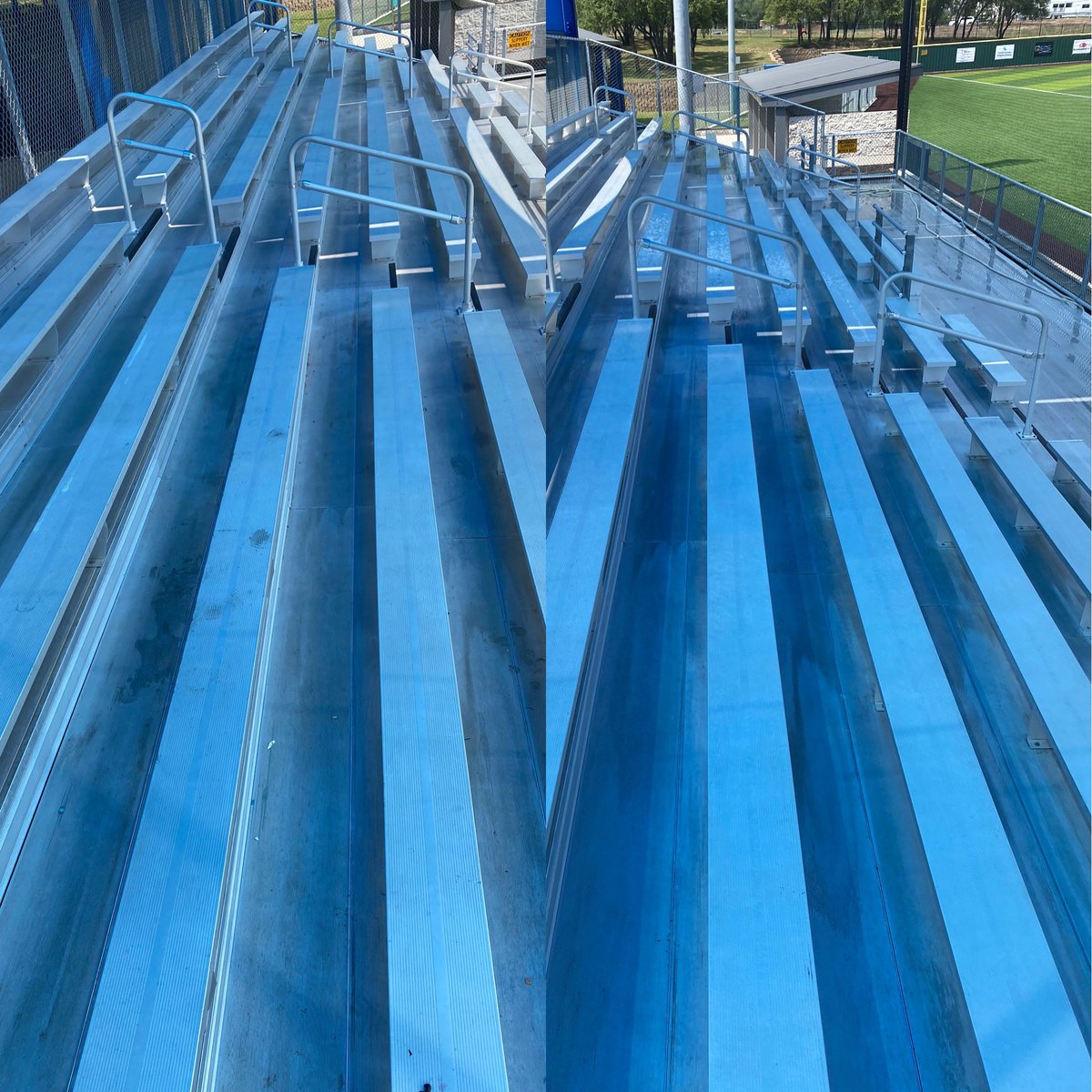 ondeckpower's tweet photo. All clean! 🧼 @DaytonTockey #powerwashing #ondeckpower @KristiGilpin2 @AaronMayhew22 #beforeandafter https://t.co/KlX8VXIB3R