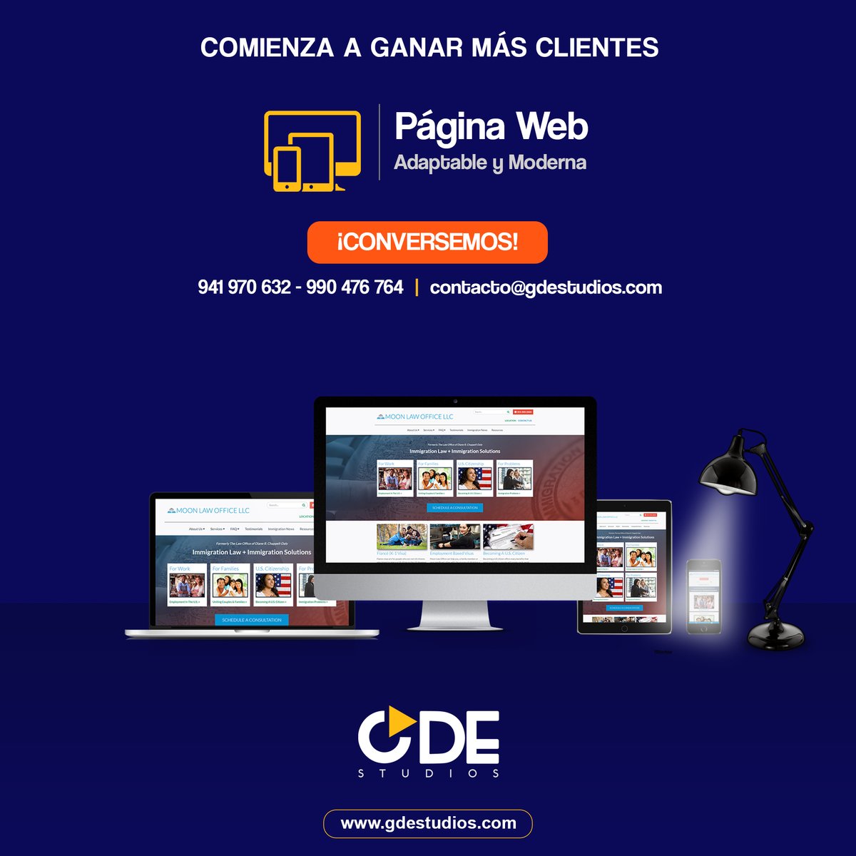 GDEstudios's tweet photo. ยฟAรบn no cuentas con una Pรกgina Web? Es el momento de tener presencia en internet, Te ayudamos a consolidar tu empresa. "Hosting y Dominio GRATIS"
.
๐ฏ 941 970 632 | 990 476 764
๐ https://t.co/bb09yUWV6r
๐ https://t.co/3RgcnVn0Qf
#WebResponsive #WebAdaptable #HTML5 #SEO #SEM https://t.co/5xpmZsN4Bb