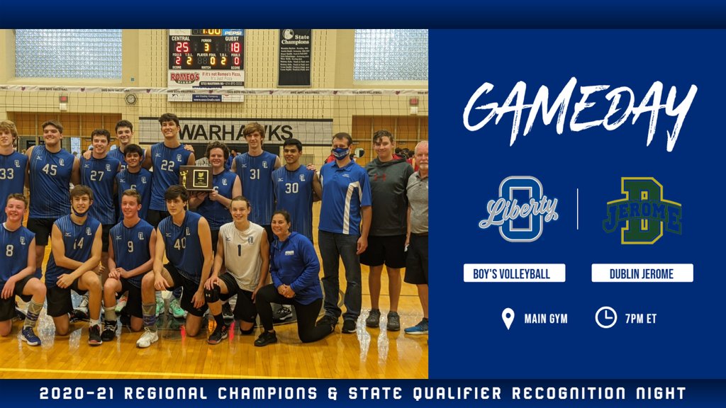 LHSAthleticDept's tweet photo. Join us for tonight's @olhsvball last regular season home game &amp; "Recognition of the 2021 State Tournament Team"! #LIBERTY @Mr_Starner @TannerGillum https://t.co/mWBUXifGRe