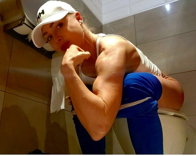 Just taking a dump &amp; flexing. New public toilet vid coming today! #toiletgirls #toiletfetish #publictoilet<a href="/tag/girlswithmuscle"class="tags"><span>#girlswithmuscle</span></a><a href="/tag/gymgirls"class="tags"><span>#gymgirls</span></a><a href="/tag/toiletfetish"class="tags"><span>#toiletfetish</span></a><a href="/tag/publictoilet"class="tags"><span>#publictoilet</span></a>