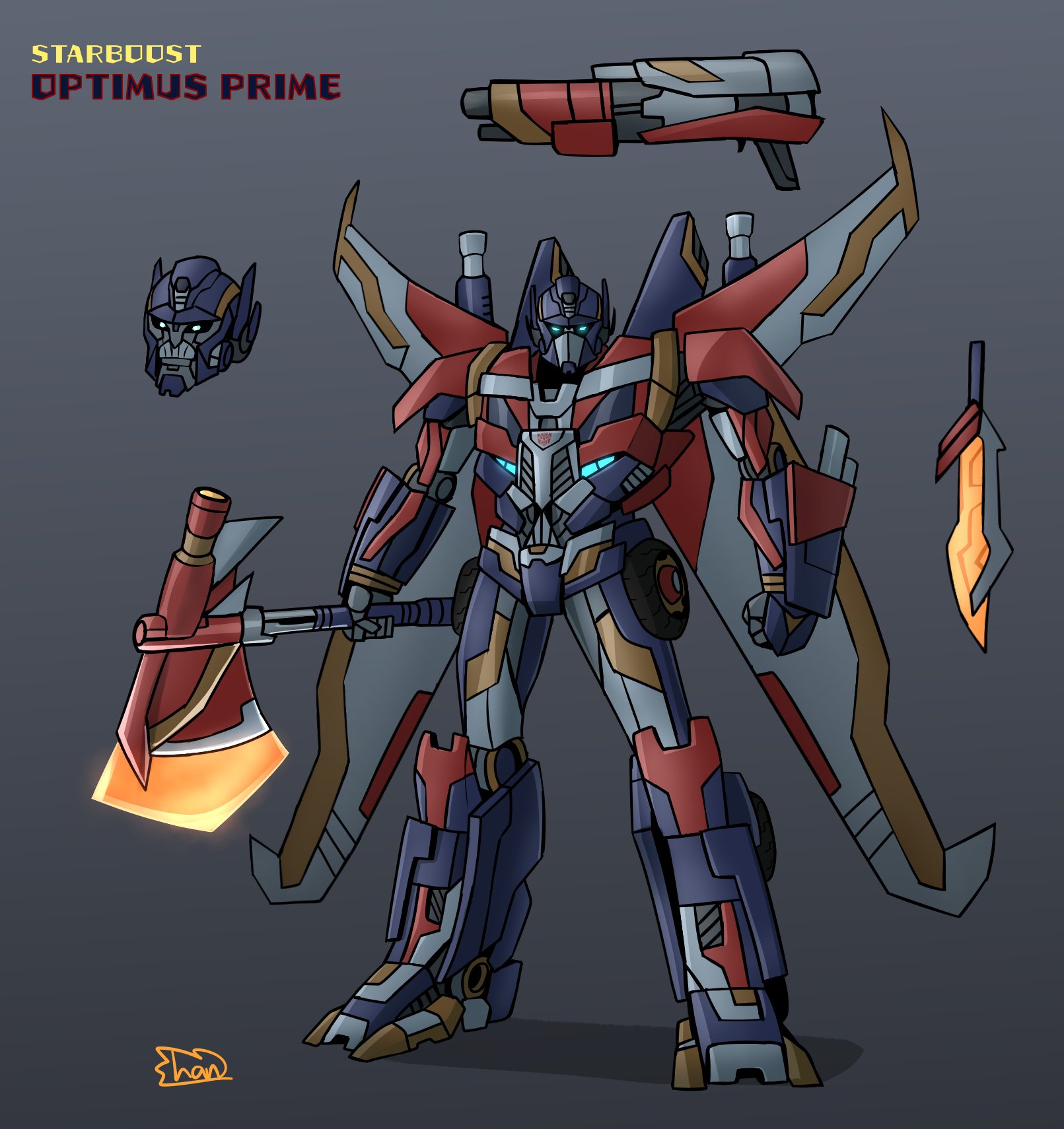 Transformers Brasil - Fanart - Optimus Prime - Transformers Prime