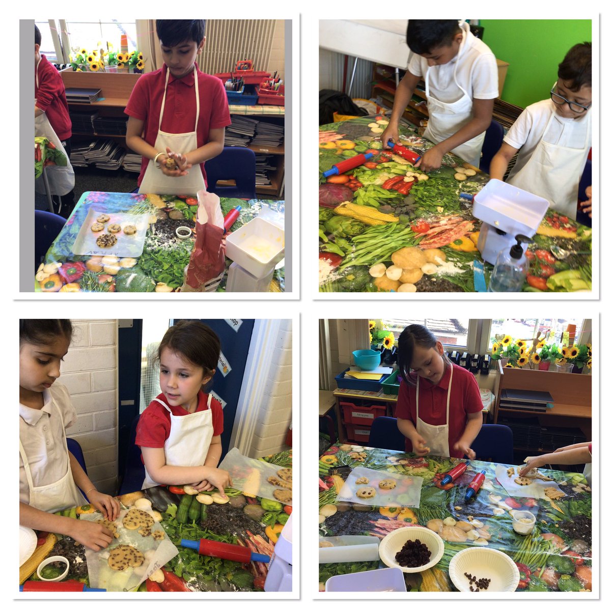 MrsMarsh123's tweet photo. 3B baked the most delicious biscuits during their DT lesson this morning! I was amazed with their teamwork too! Hope you enjoyed eating them. I think the year 3 teachers enjoyed their batch 😉@UplandsManor @ClaireJ32364554 https://t.co/VqWtnPyBA5