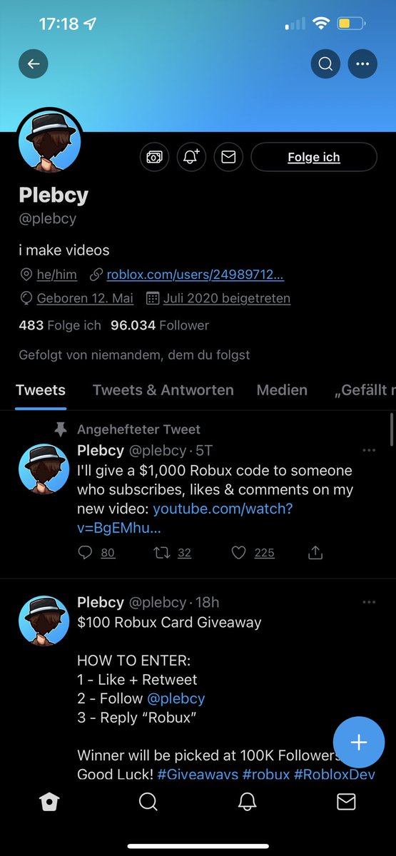 GioIllenseer's tweet photo. @plebcy Robux https://t.co/FKiA3YNnqP
