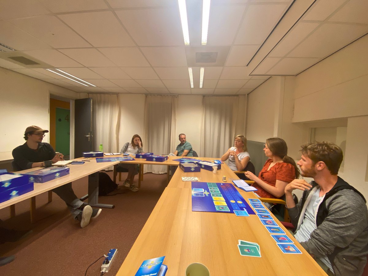 DASH_umcg's tweet photo. The #AIProHealth serious game is finally here! With this game, players can experience #AI use in healthcare. Yesterday, we trained the first group of 'game facilitators'.
The game is intended to be played after following the #AIProHealth online course: https://t.co/oDODT0Vh4u https://t.co/B3qkuloOHR