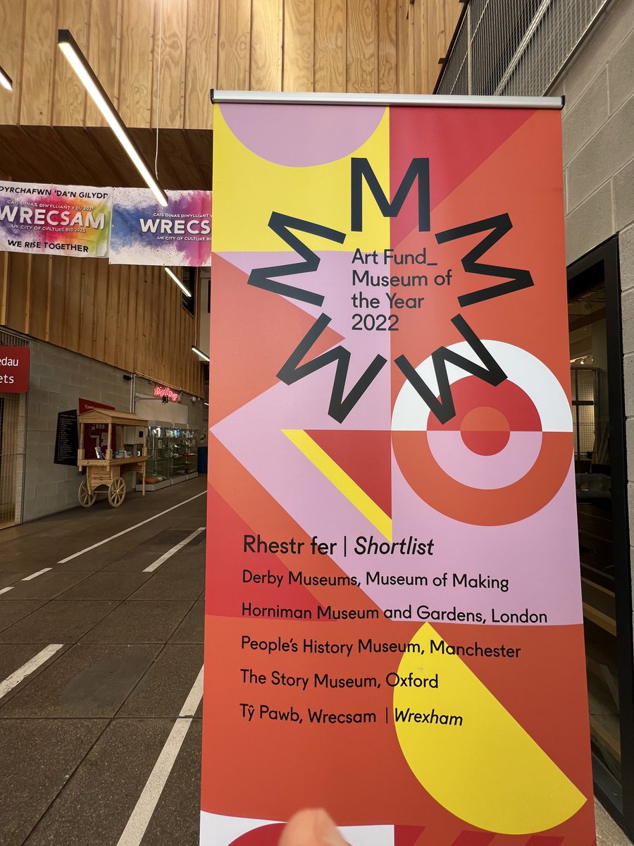 TyPawb's tweet photo. Well, we're still pinching ourselves! What a day!🥳

So thrilled to be one of the finalists for @artfund Museum of the Year 2022. 

It truly is all happening in #Wrexham right now 👏👏

Read more👉https://t.co/tsA6v4E6Oa

#MuseumOfTheYear #Wrecsam2025 https://t.co/pofZGxnETd
