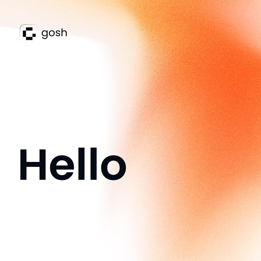 Hello, world!
Today we are announcing the launch of the GOSH blockchain at <a href="/DockerCon/">DockerCon</a> 

Read our press release:

gosh.sh/press/gosh-doc…