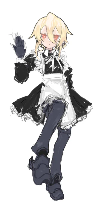 これはメイドの日に間に合わなかったレドナさん 