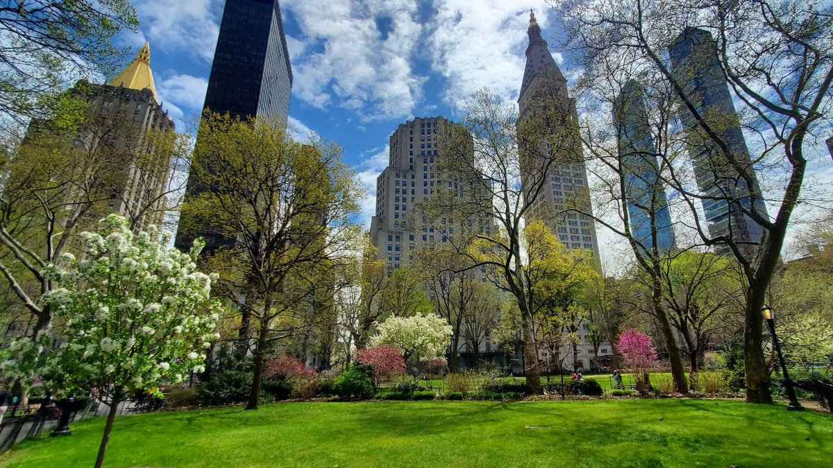 Happy birthday, Madison Square Park. 🎉 This iconic park in the Flatiron district first opened 175 years ago today!