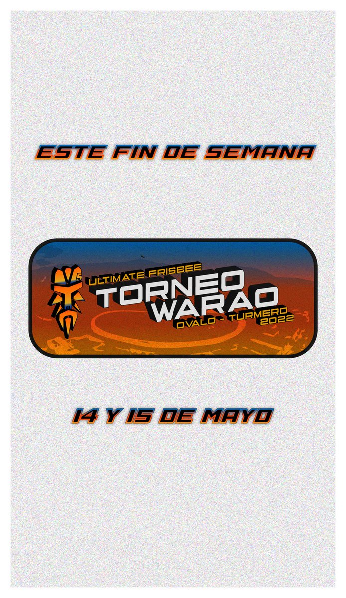 WaraoUltimate's tweet photo. Ultímate en Turmero 🥏 https://t.co/iXQ17uQHb0