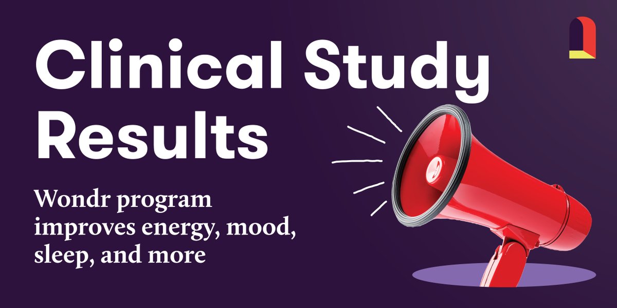 wondrhealth's tweet photo. BREAKING NEWS: A recent study found that Wondr participants experience quality of life improvements such as better mood, self-confidence, energy, sleep, indigestion, and less pain. Learn more: https://t.co/ETnv3OrhVa https://t.co/XkGElKeJEC