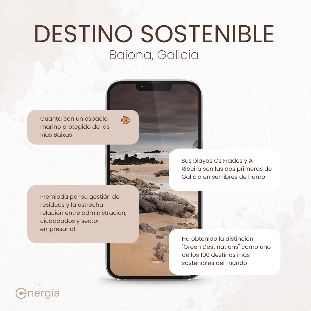 ¿Con la llegada del buen tiempo te han entrado ganas de viajar? 🌞

Pues viaja, ¡pero hazlo de manera sostenible! 🙏

¿Necesitas alguna idea? Nuestra propuesta de este mes es Baiona, un lugar increíble que cumplirá con todas tus expectativas ✨