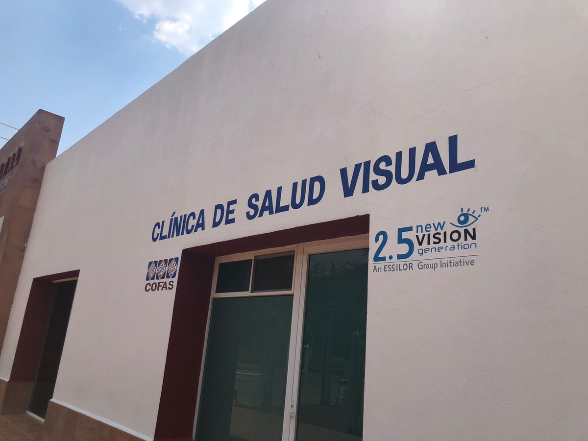 El 12/05 inauguramos una clínica de #saludvisual en el hospital <a href="/HCOFAS/">Hospitales COFAS</a> de Temascalcingo, EDOMEX para beneficiar a 10k pacientes/año. ¿Imaginen el valor de que una artesana pueda seguir trabajando, un niño estudiando? ¡Vamos x más #impactosocial! <a href="/SeeChange4all/">Essilor See Change</a> @Essilor